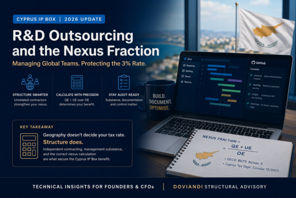 Cyprus IP Box Nexus Fraction Calculation for Remote Teams